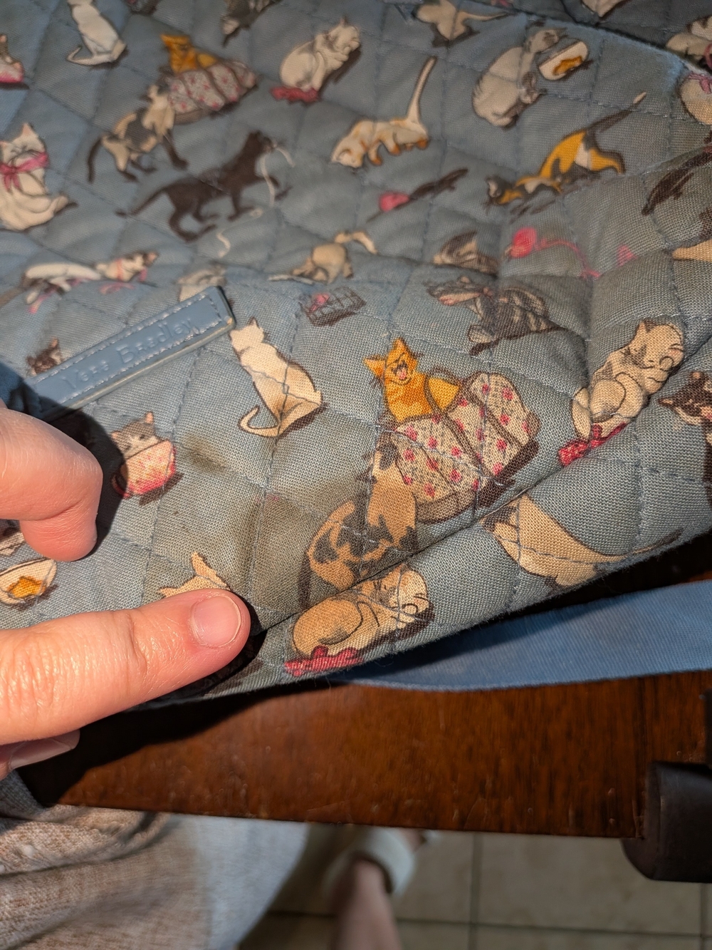 Vera Bradley Cat print Backpack - Picture 6 of 8